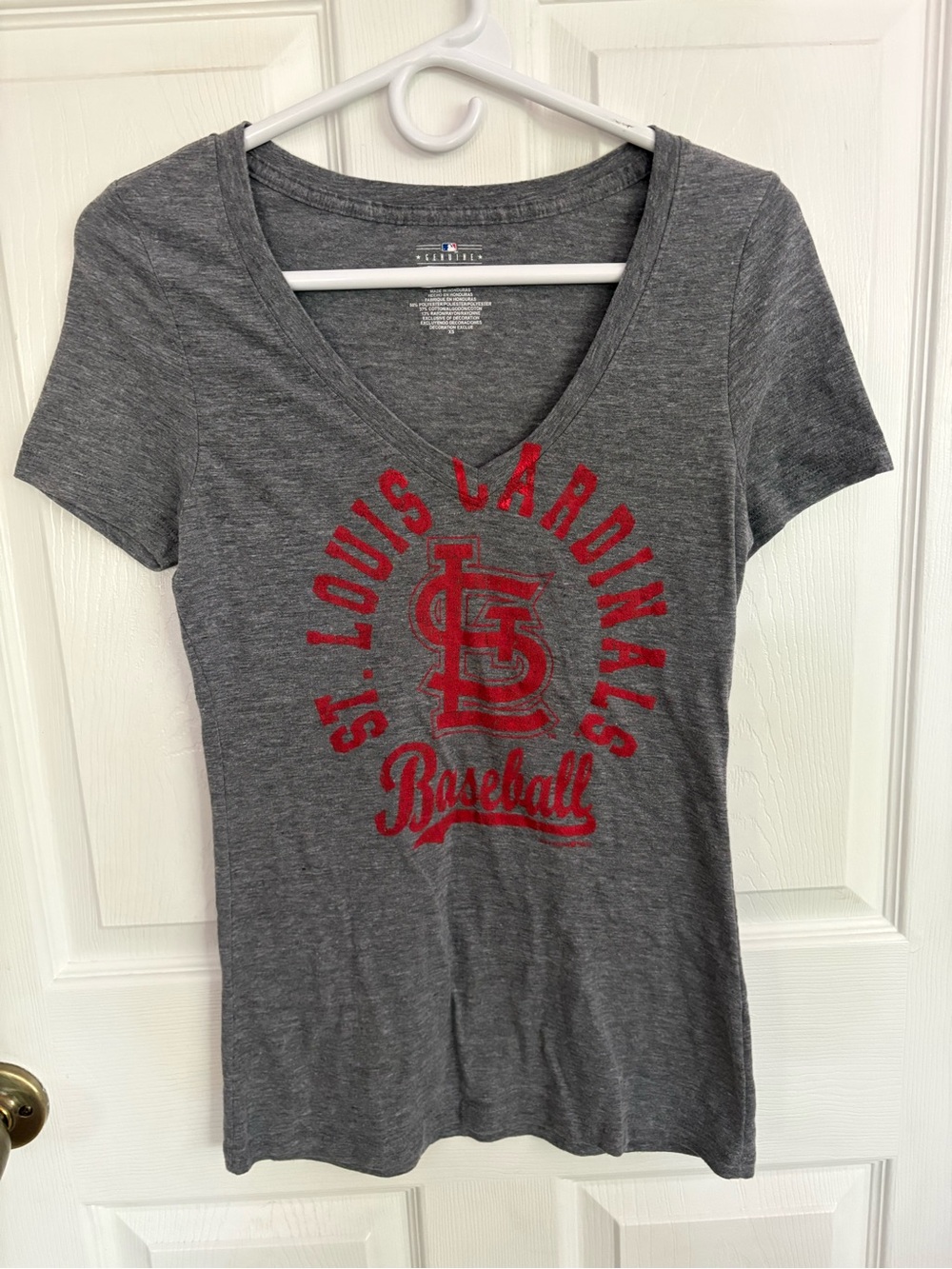 5th & Ocean St. louis Cardinals Baseball ⚾️ Gray Tee
